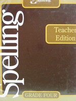 (image for) Spelling Grade 4 Teacher Edition (TE)(Binder) by Berry, Morris,