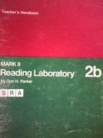 (image for) SRA Mark II Reading Laboratory 2b Teacher's Handbook (TE)(P)