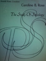 (image for) Study of Sociology (P) by Rose & Rose