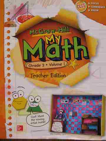 (image for) My Math 3 Volume 1 TE (TE)(Spiral) by Carter, Cuevas, Day, Malloy,