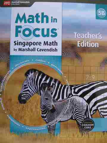 (image for) Math in Focus 5B Common Core TE (TE)(Spiral) by Kheong,