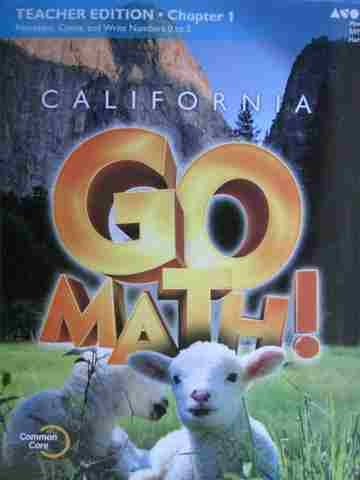(image for) California Go Math! K Common Core TE Chapter 1 (CA)(TE)(P)