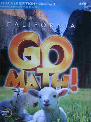 (image for) California Go Math! K Common Core TE Chapter 7 (CA)(TE)(P)