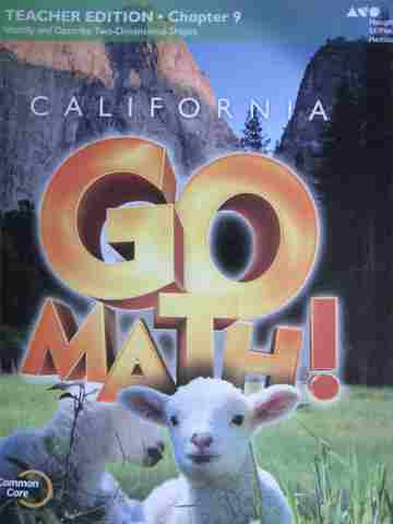 (image for) California Go Math! K Common Core TE Chapter 9 (CA)(TE)(P)