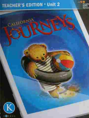 (image for) Journeys K.2 TE (CA)(TE)(Spiral) by Anderson, Hougen, Jago, Palmer,