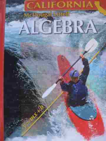 (image for) Algebra 1 California (CA)(H) by Larson, Boswell, Kanold, & Stiff