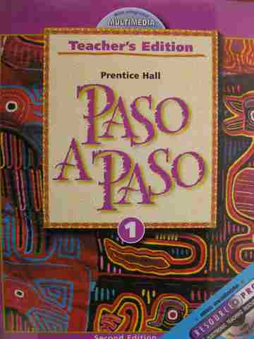 (image for) Paso A Paso 1 2e TE (TE)(H) by Met, Sayers, & Wargin