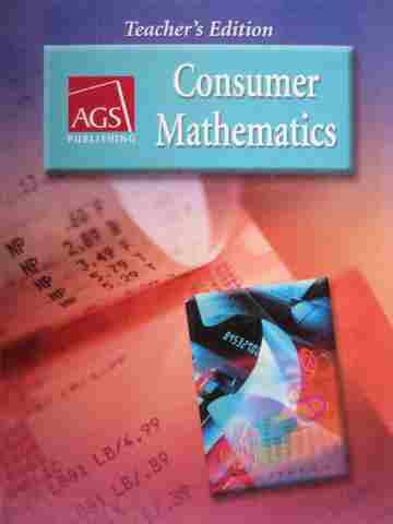 (image for) AGS Consumer Mathematics TE (TE)(H) by Kathleen M Harmeyer