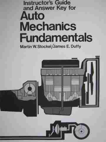 (image for) Auto Mechanics Fundamentals Instructor's Guide (TE)(P)