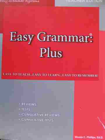 (image for) Easy Grammar Plus TE (TE)(P) by Wanda C Phillips