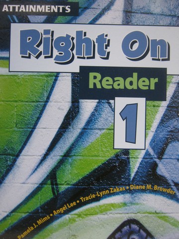 (image for) Attainment's Right On Reader 1 (Spiral) by Mims, Lee, Zakas,
