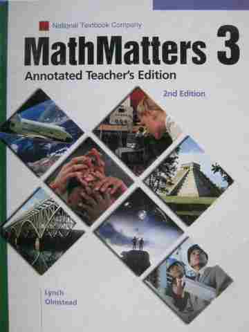 (image for) MathMatters 3 2nd Edition ATE (TE)(H) by Lynch & Olmstead