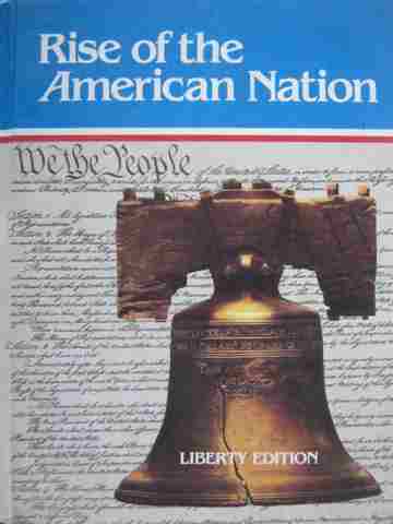 (image for) Rise of the American Nation Liberty Edition (H) by Todd & Curti