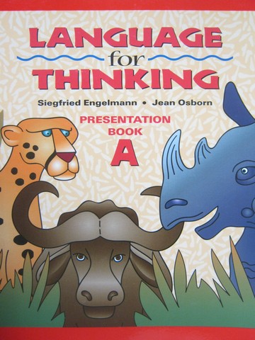 (image for) Language for Thinking Presentation Book A (Spiral) by Engelmann & Osborn