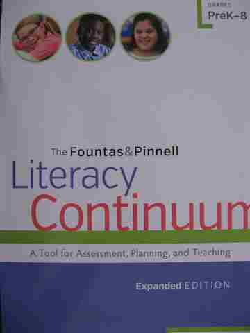 (image for) Fountas & Pinnell Literacy Continuum Expanded Edition PreK-8 (P) by Fountas & Pinnell
