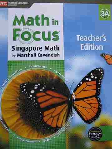 (image for) Math in Focus 3A Common Core TE (TE)(Spiral) by Kheong,