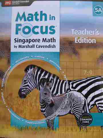 (image for) Math in Focus 5A Common Core TE (TE)(Spiral) by Kheong,