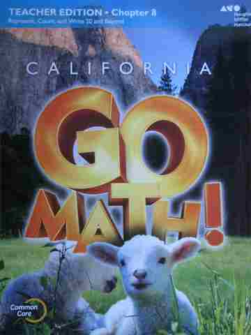 (image for) California Go Math! K Common Core TE Chapter 8 (CA)(TE)(P)