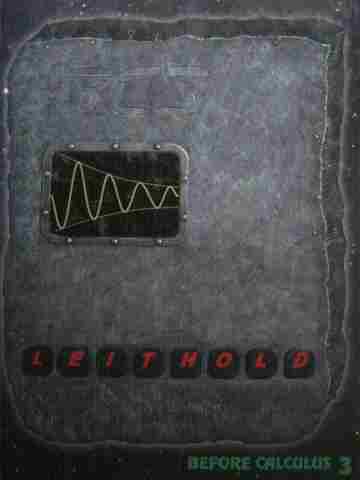 Before Calculus 3e (H) by Louis Leithold (image for) Before Calculus 3e (H) by Louis Leithold