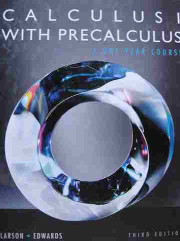 (image for) Calculus 1 with Precalculus 3e (H) by Larson & Edwards
