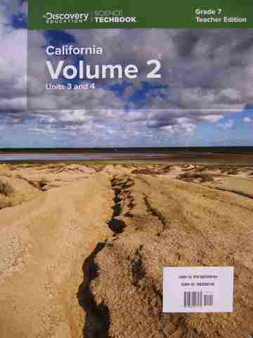 (image for) Science Techbook California 7 Vol 2 TE (CA)(TE)(Spiral) by Gensemer, Marsland, & Snyder