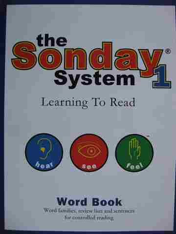 (image for) Sonday System 1 Learning to Read Word Book (Spiral) by Arlene Sonday