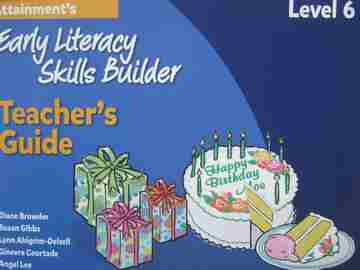 (image for) Attainment's Early Literacy Skills Builder 6 TG (TE)(Spiral) by Browder, Gibbs, Ahlgrim-Delzell, Courtade, & Lee