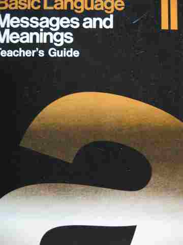 (image for) Basic Language Messages & Meanings 2 TG (TE)(P) by Greene, Loomis, etc.