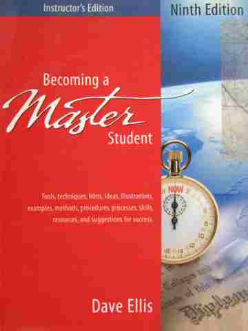 (image for) Becoming a Master Student 9th Edition IE (TE)(P) by Dave Ellis