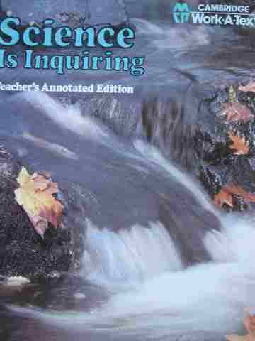 (image for) Cambridge Work-A-Text Science Is Inquiring TAE (TE)(P) by Alfred E Chant