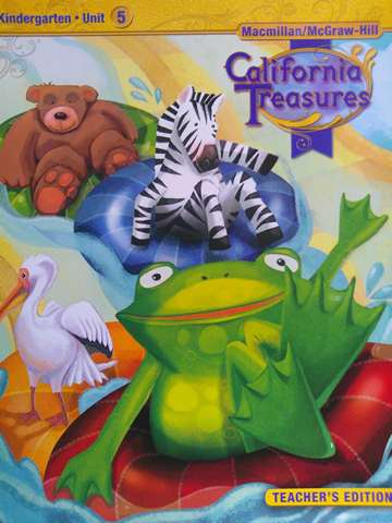 (image for) California Treasures K.5 TE (CA)(TE)(Spiral) by August, Bear, Dole, Echevarria, etc.