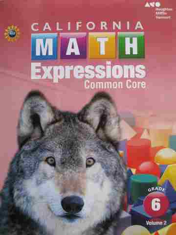 (image for) California Math Expressions Common Core 6 Volume 2 Student Activity Book (CA)(P)
