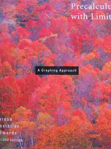(image for) Precalculus with Limits A Graphing Approach 2e (H) by Larson, Hostetler, & Edwards