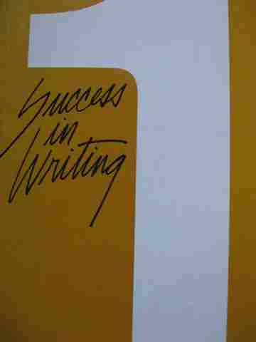 (image for) Success in Writing 1 (P) by Joyce S Steward & Marion C McKinney