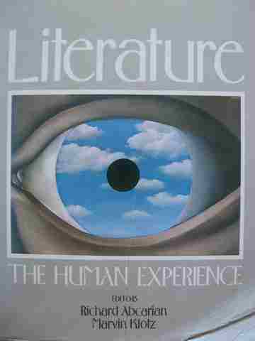 (image for) Literature The Human Experience 4e (P) by Richard Abcarian & Marvin Klotz