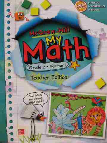 (image for) My Math 2 Volume 1 TE (TE)(Spiral) by Carter, Cuevas, Day, Malloy,