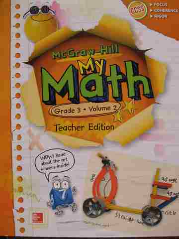 (image for) My Math 3 Volume 2 TE (TE)(Spiral) by Carter, Cuevas, Day, Malloy,