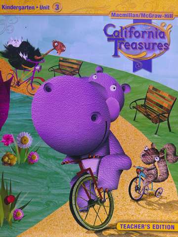 (image for) California Treasures K.3 TE (CA)(TE)(Spiral) by August, Bear, Dole, Echevarria, etc.