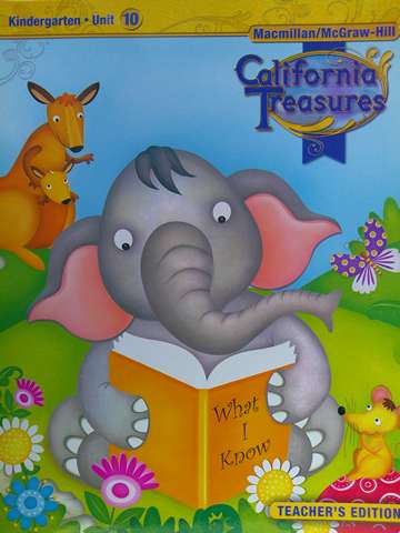(image for) California Treasures K.10 TE (CA)(TE)(Spiral) by August, Bear, Dole, Echevarria, etc.