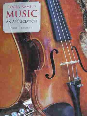 (image for) Music An Appreciation 9e (H) by Roger Kamien
