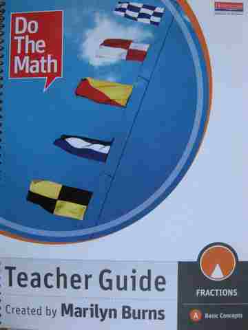(image for) Do the Math Fractions A Basic Concepts TG (TE)(Spiral) by Marilyn Burns