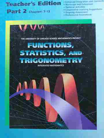 (image for) UCSMP Functions Statistics & Trigonometry 2e TE Part 2 (TE)(H) by Senk, etc.