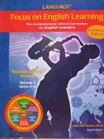 (image for) Language! 4e Focus on English Learning A TE Volume 2 (CA)(TE)(Spiral)