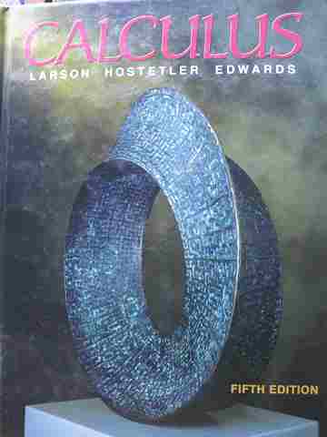 (image for) Calculus 5e (H) by Roland E Larson, Robert P Hostetler, & Bruce H Edwards