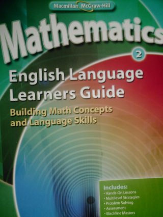 (image for) Mathematics 2 English Language Learners Guide (Spiral)