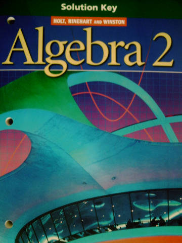 (image for) Algebra 2 Solution Key (P)