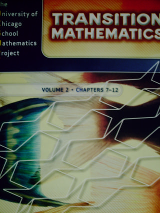 (image for) UCSMP Transition Mathematics Volume 2 (H) by Viktora, Cheung,