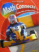 (image for) Math Connects Course 1 TE Volume 2 (TE)(Spiral) by Day, Frey,
