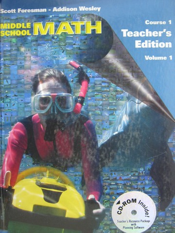 (image for) Middle School Math Course 1 TE Volume 1 (TE)(H) by Charles,