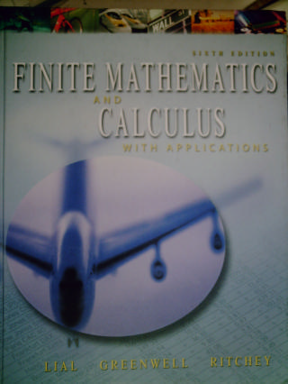(image for) Finite Mathematics & Calculus with Applications 6th Edition (H)